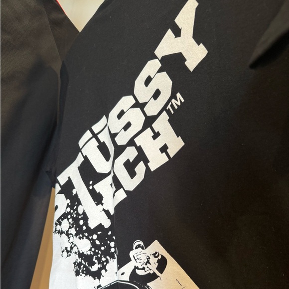 STUSSY GRAPHIC TEE, black and white, unisex S - Picture 5 of 6